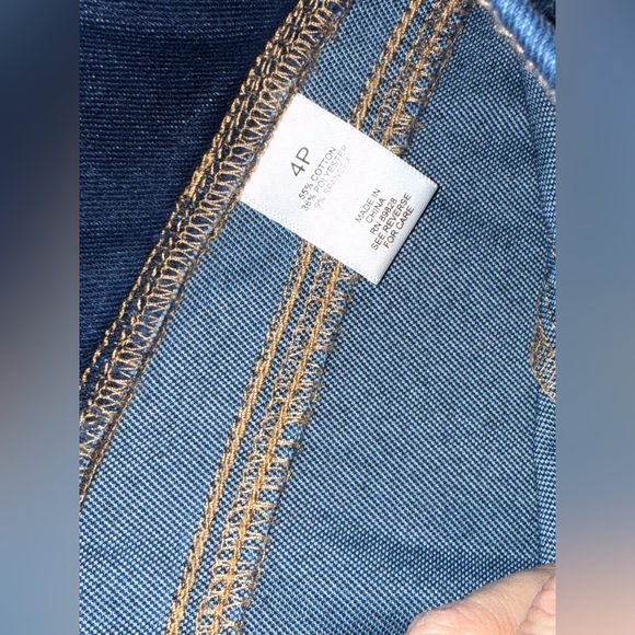 LOGO by Lori Goldstein Dark Blue Skinny Jeans - Picture 9 of 12